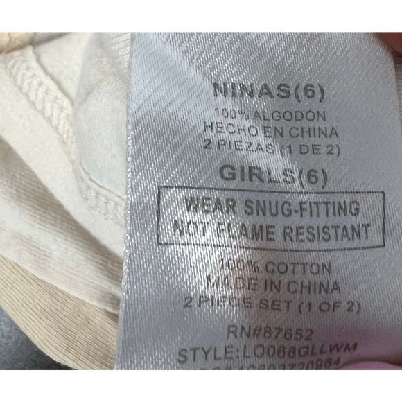 Disney Stitch Halloween Long sleeve Pajama Set Girls Size 6 - Picture 5 of 5